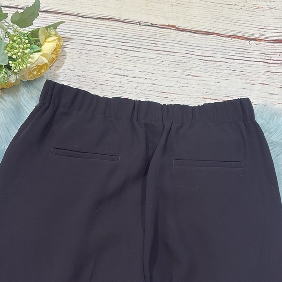 J. CREW Pull On Easy Pant in Matte Crepe Black sz 8 - Picture 9 of 11
